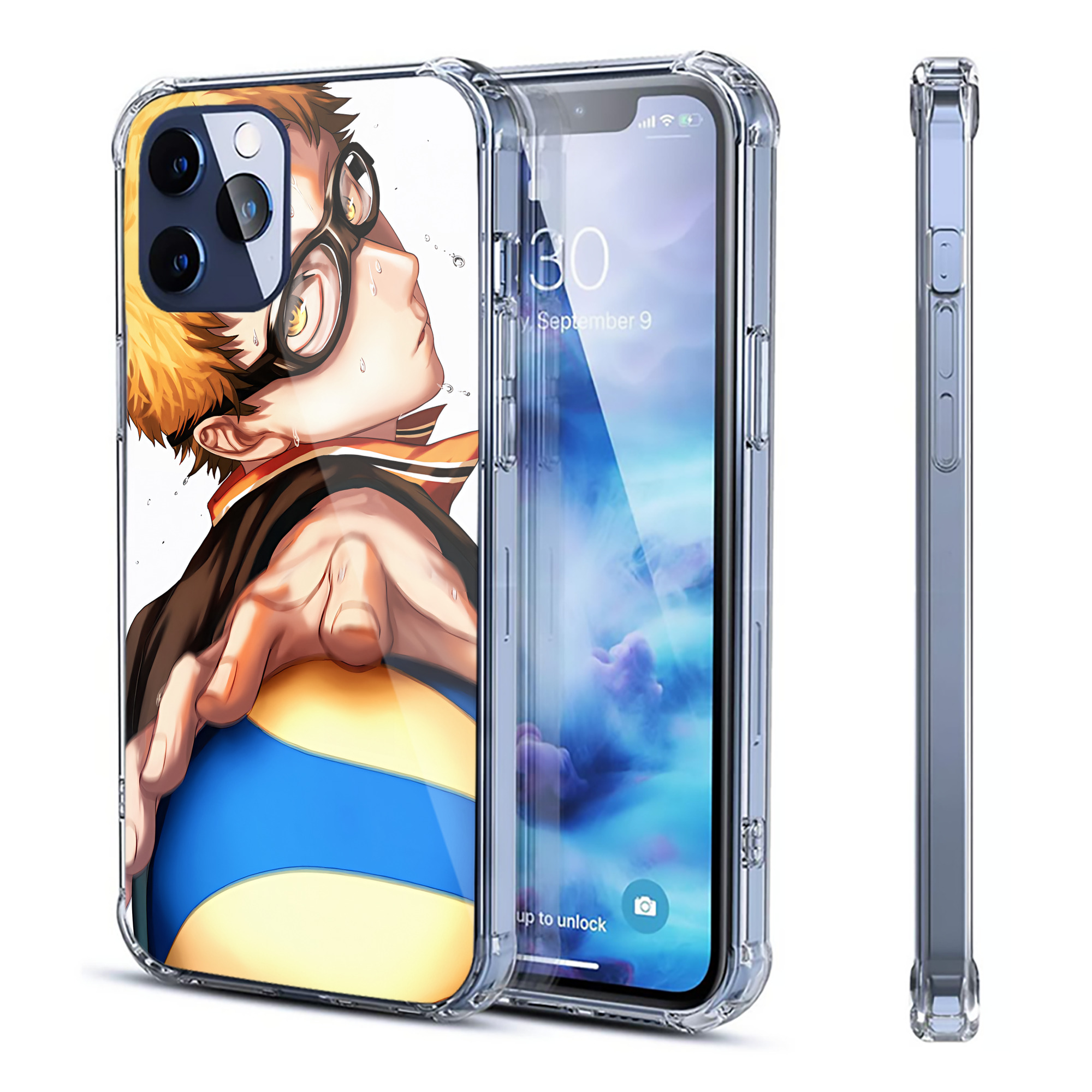（画像用） ハイキュー!! Haikyu!! 【iPhone 12シリーズ対応】透明スマホケース（クリアソフトケース）